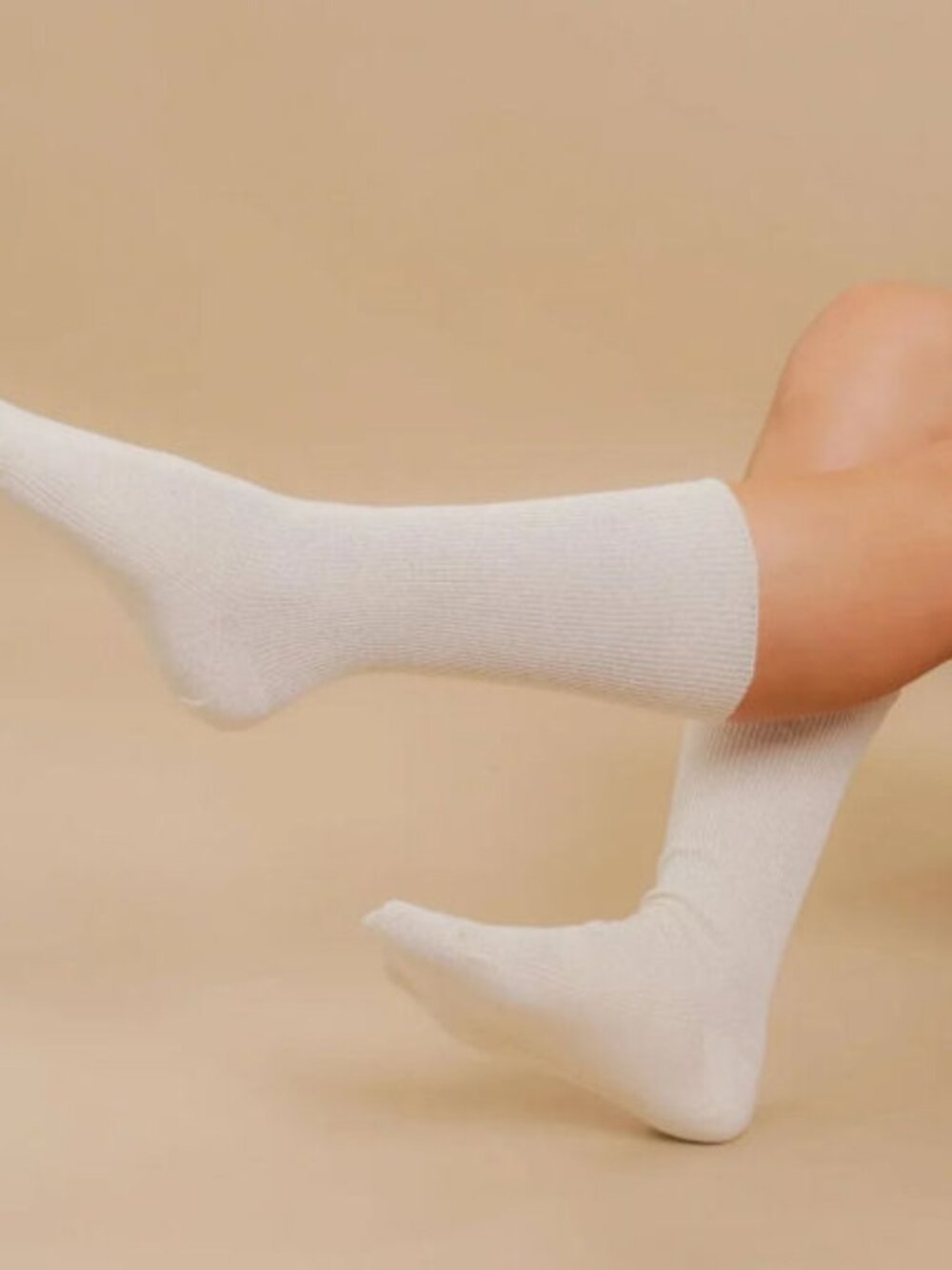 Cottonique Organic Cotton Crew Socks XL Latex Free 2 Pairs Unisex Sustainable - Picture 3 of 8